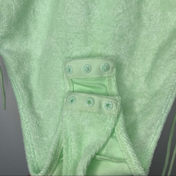 Ruched Terry Thong Teddy - Picture 6 of 7